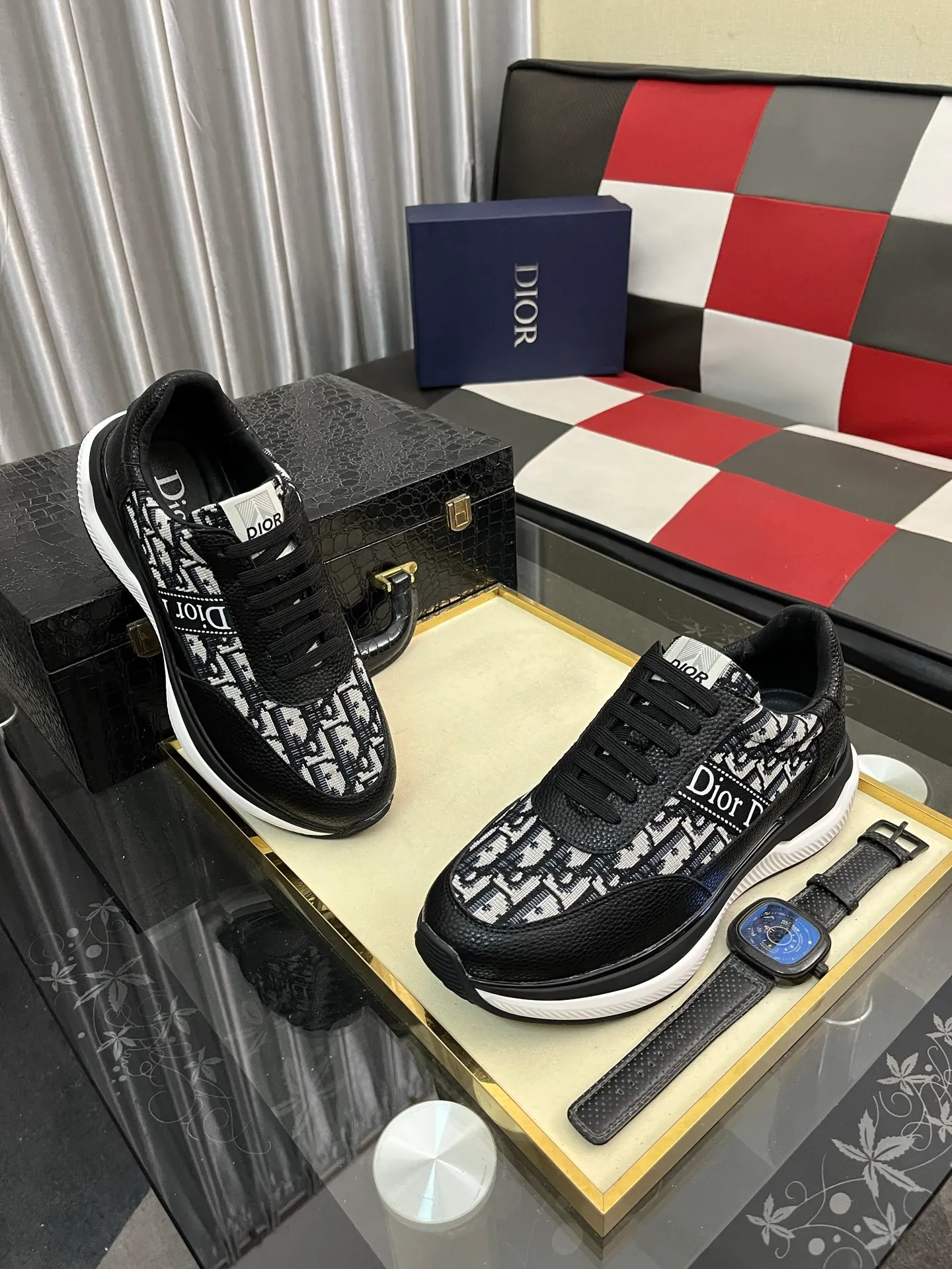 Men's Men's Shoes 💰438⌚️⌚️"Dior DIOR*" latest hot style casual shoes, top brand [seduce] luxury~purchase, top~quality. [Strong] The upper is made of imported breathable cowhide with material ➕ breathable sheepskin feet (•) and fine workmanship. Code number: 38-443️⃣Colors available